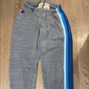 Aviator Nation Striped Sweatpants